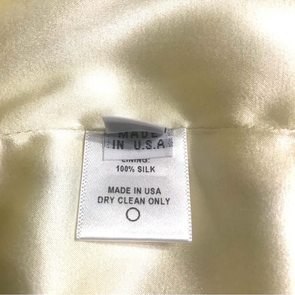 Danielle Frankel Silk Crepe Trouser Pants - Picture 13 of 16